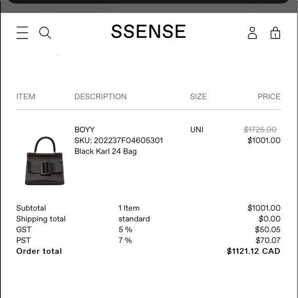 SOLD Brand New BOYY Karl 24 handbag - Picture 9 of 9